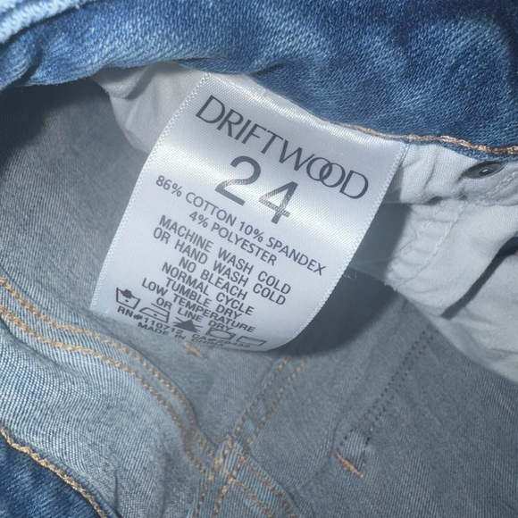 RARE Free People Driftwood Farrah Embroidered Mushroom Flare Jeans 24 /34 - Picture 9 of 10